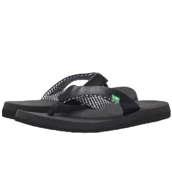 Sanuk Mens flip flop thong sandal shoes flats sz 11 - Picture 1 of 9